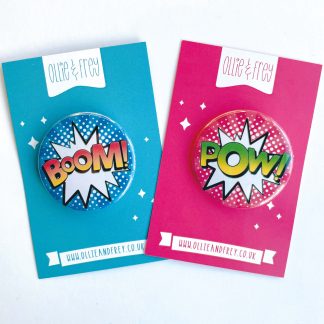 Superhero Sound Badge, Boom, Pow, Zap