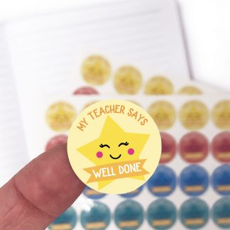 Personalised Teacher Reward Stickers